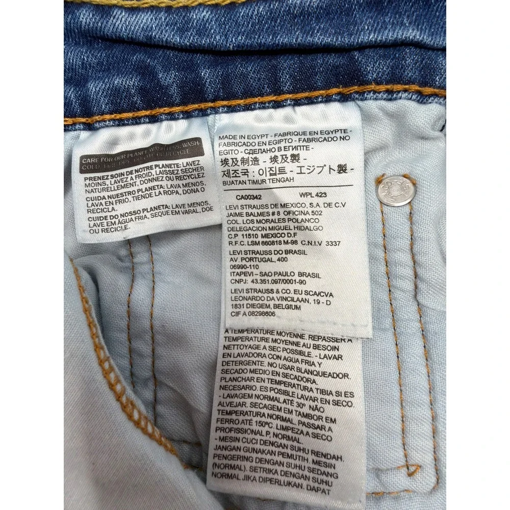 Levi's‎ 502 Regular Taper Jeans Mens W38 L32 Dark Wash Blue Stretch Denim